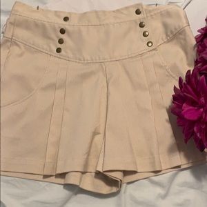 Anthropologie high waisted shorts.